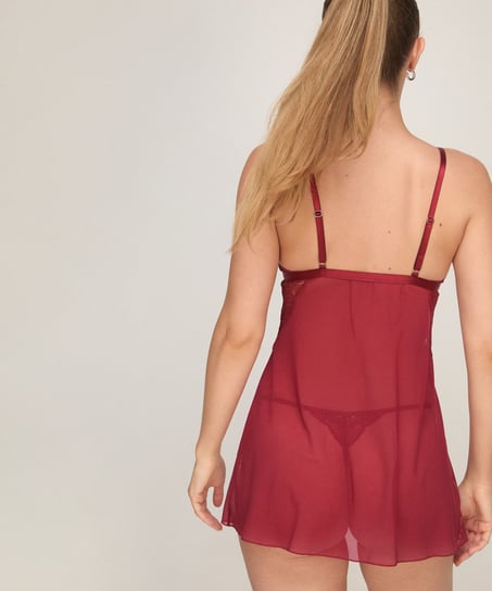 Koszulka typu babydoll Tosca, Czerwony