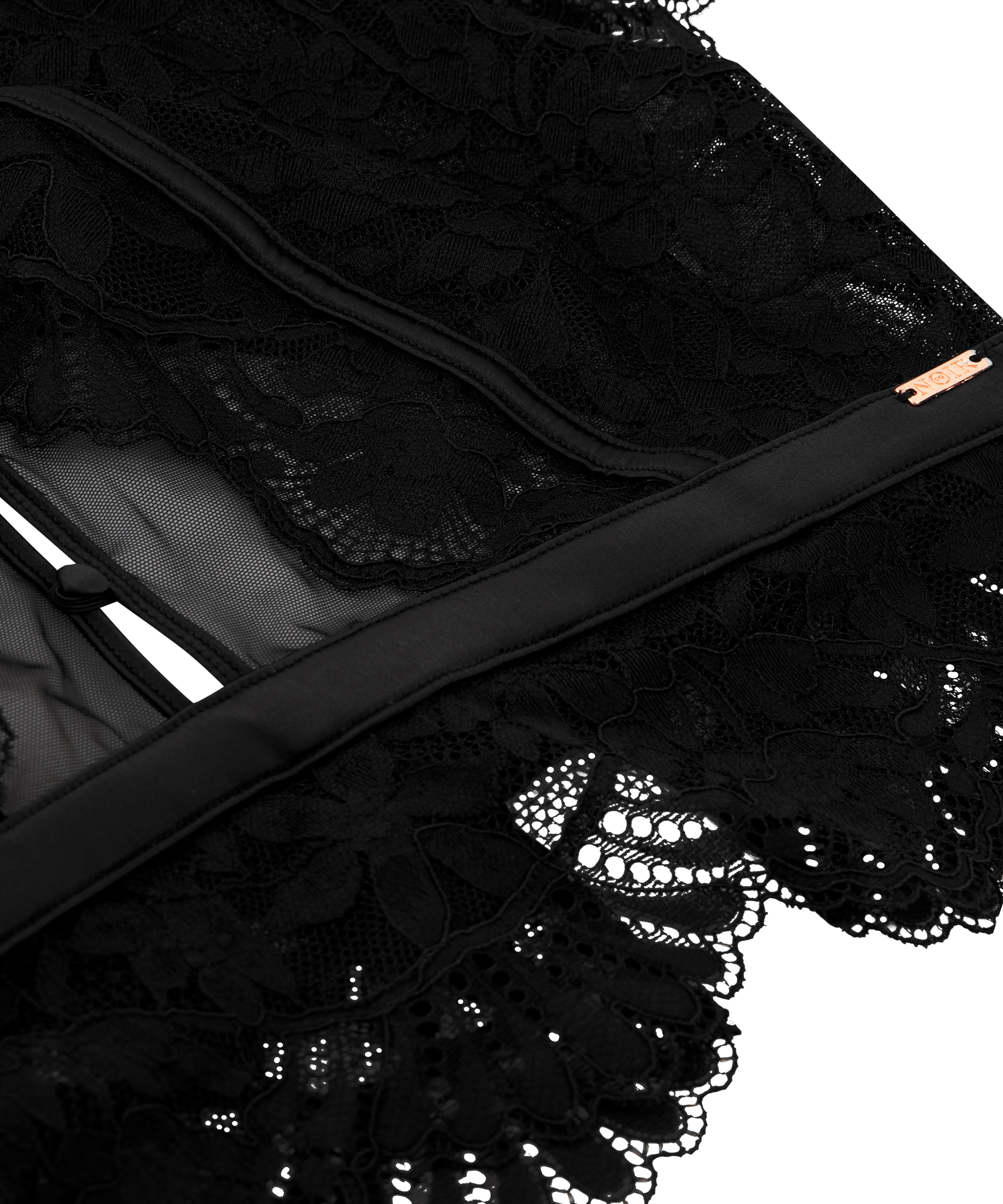 Bralette Amelia, Czarny, main