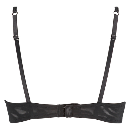 Padded underwired bra Tyler, Czarny