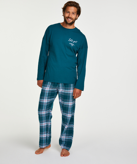 Men's pyjama set, Niebieski