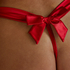 Stringi Lust z otworem w kroku, Czerwony