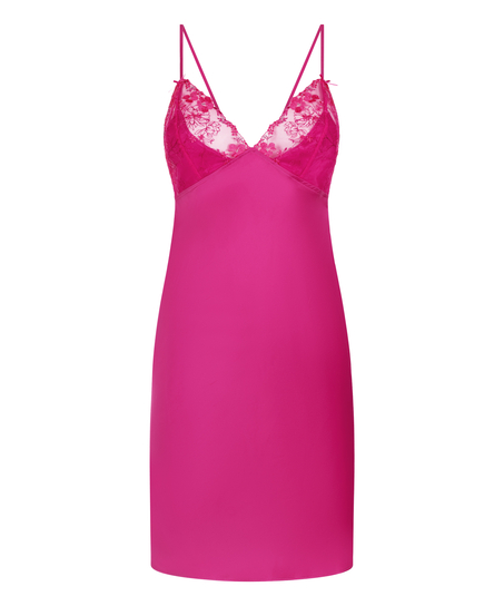 Satynowa halka Peonie, R&oacute;żowy