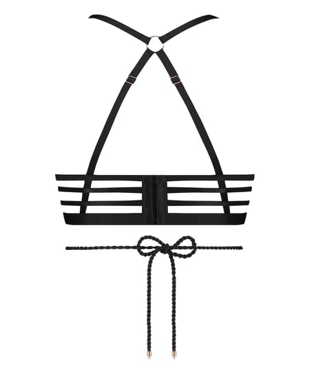 Biustonosz usztywniany z fiszbinami Bellini, Czarny