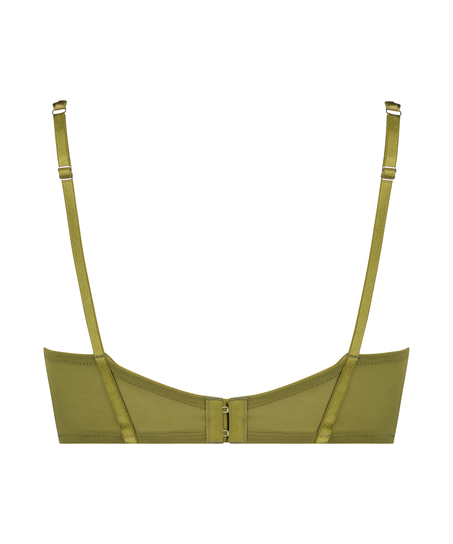 Biustonosz usztywniany z fiszbinami Longline Amelie, Zielony