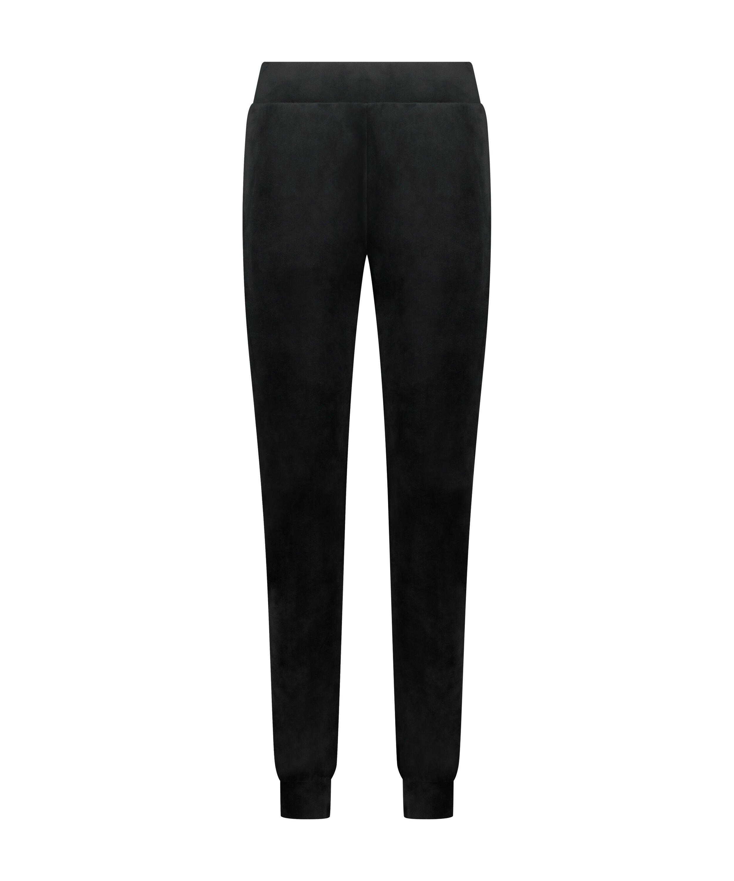 Spodnie z welurowego dresu, Czarny