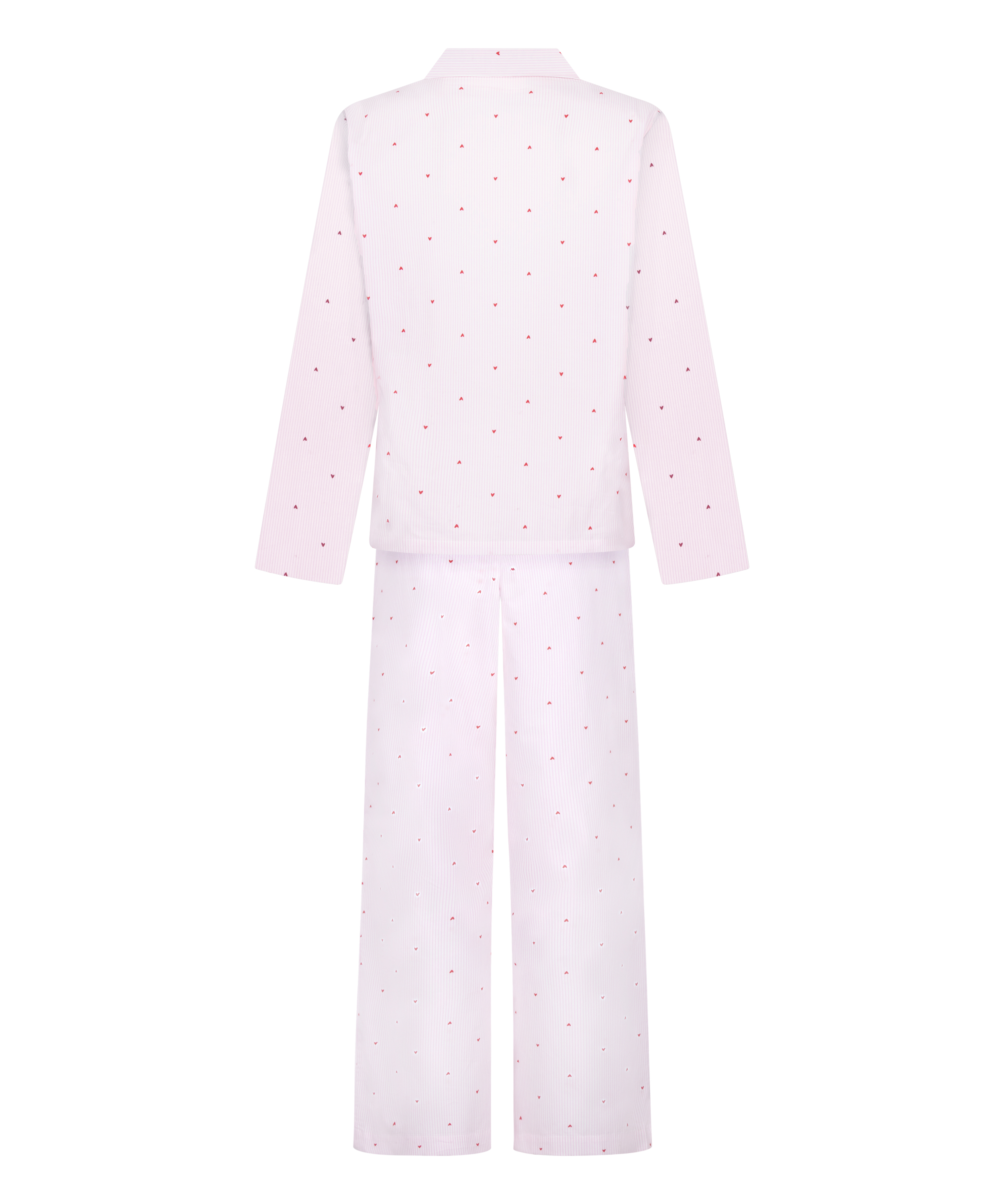 Zestaw piżamowy z bawełny dżersejowej, Biały, main