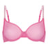 Nieusztywniany biustonosz z fiszbinami Roza, R&oacute;żowy