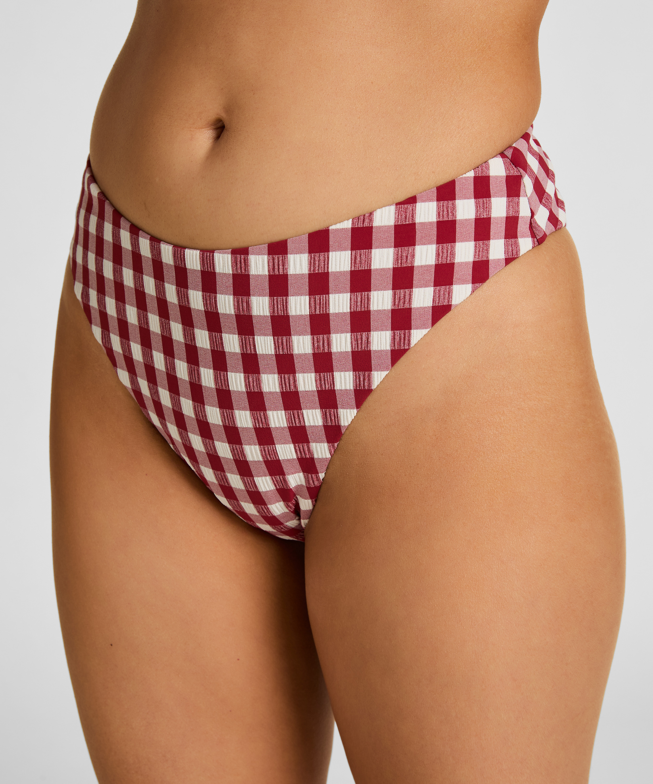 Wysokie Majtki Bikini Highleg Amalfi, Czerwony, main