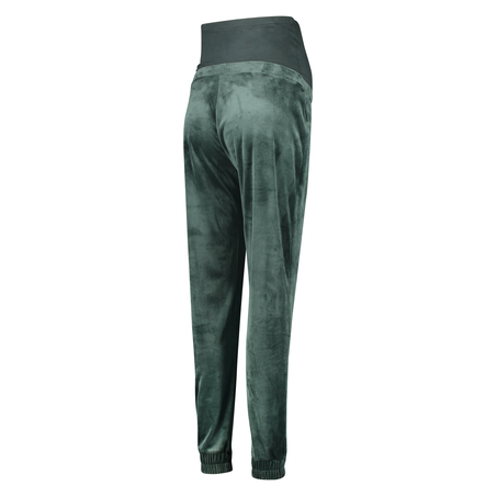 Aksamitne joggery ciążowe Shimmer, Zielony