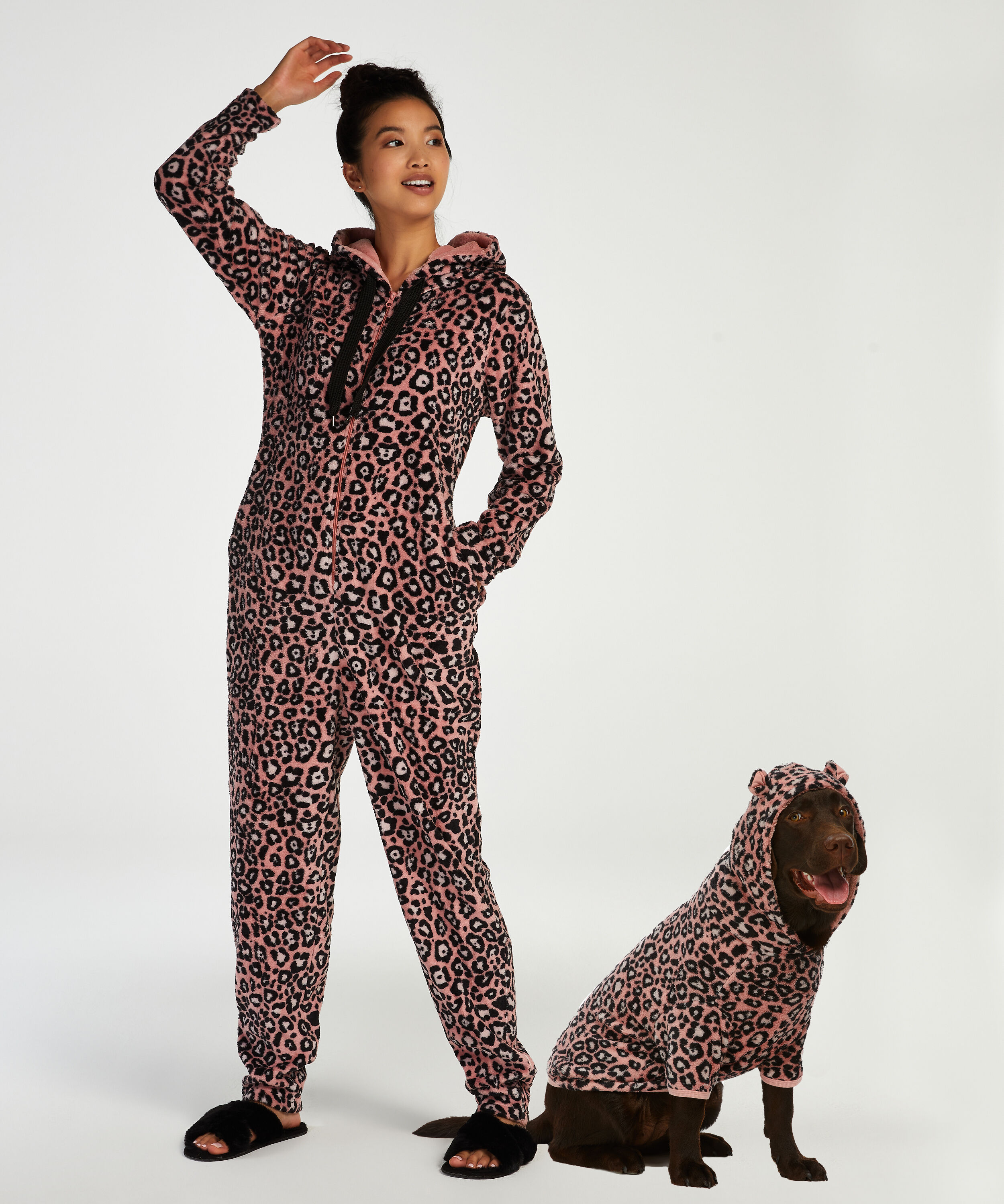 Leopard Onesie, R&oacute;żowy