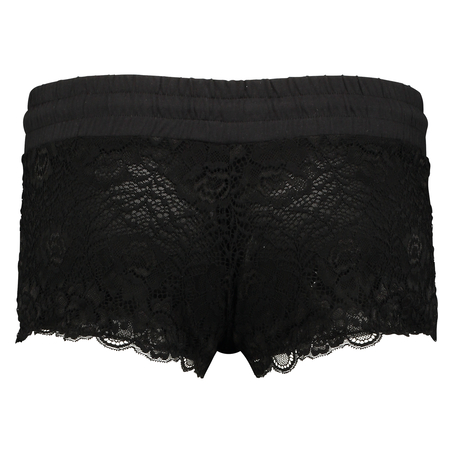 Lace Shorts, Czarny