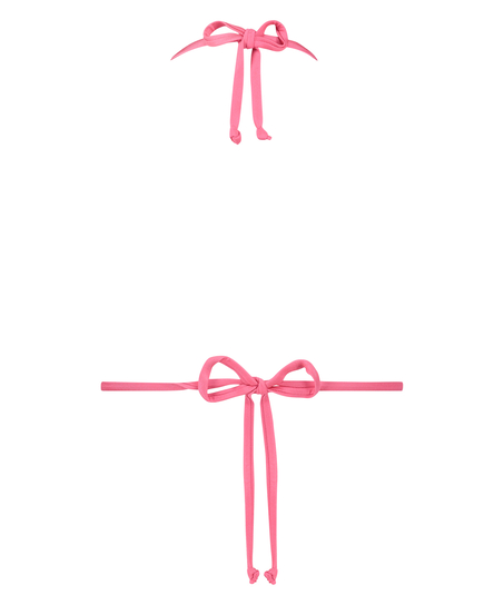 Tr&oacute;jkątna g&oacute;ra od bikini Hula, R&oacute;żowy