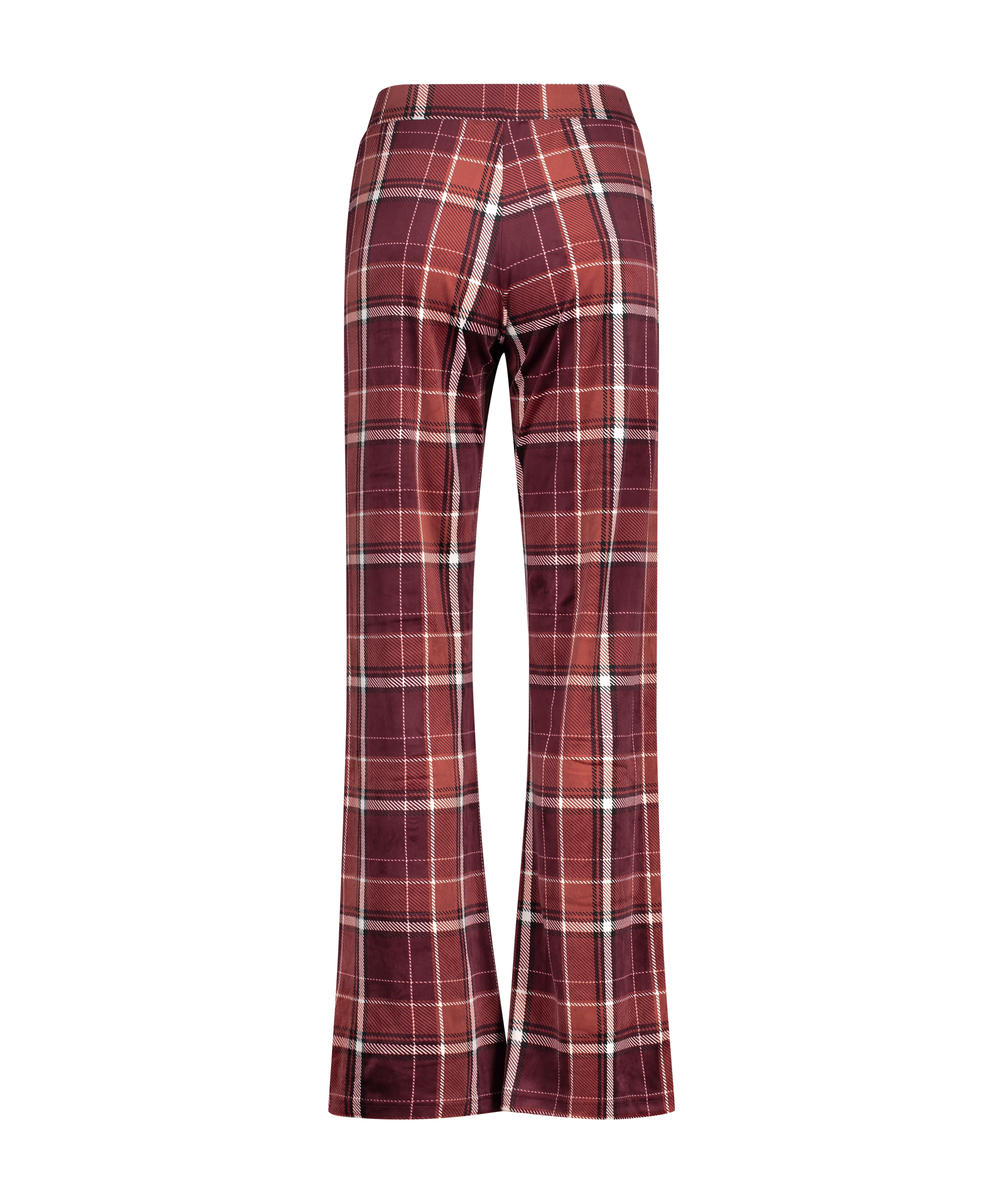 Petite Velours Pyjama Bottoms, Czerwony, main