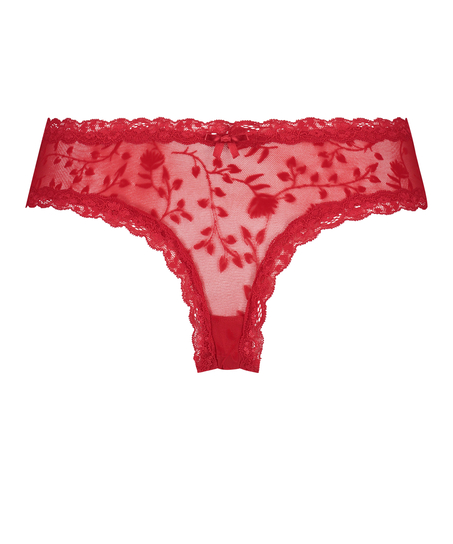 Brazyliany V-shape Mesh, Czerwony