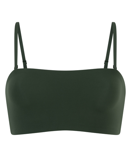 Bandeau Bralette Smooth, Zielony