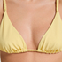 Tr&oacute;jkątny Biustonosz Bikini Riva, Ż&oacute;łty
