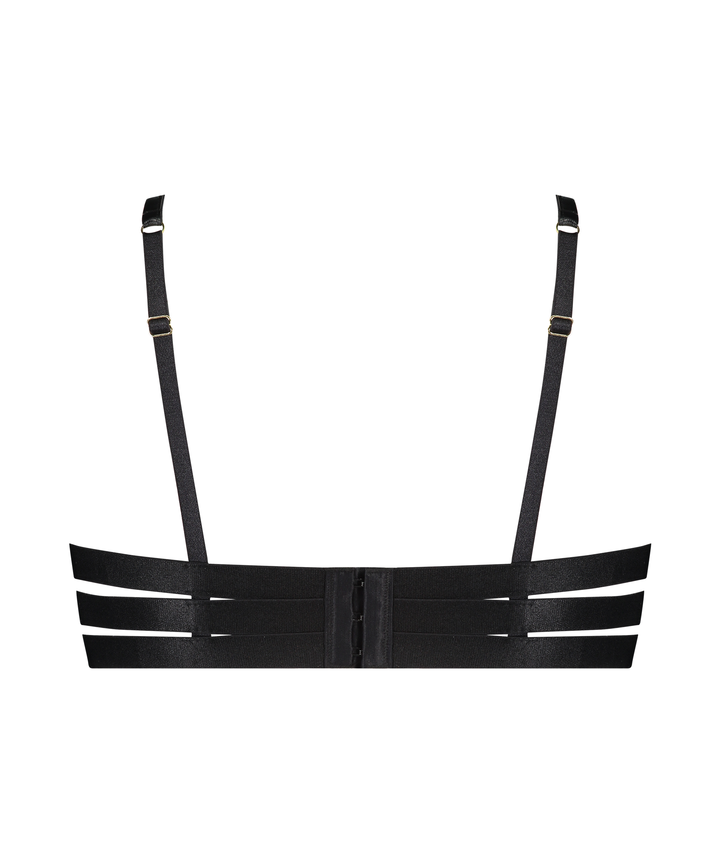 Nieusztywniony biustonosz z fiszbinami Arizona, Czarny, main