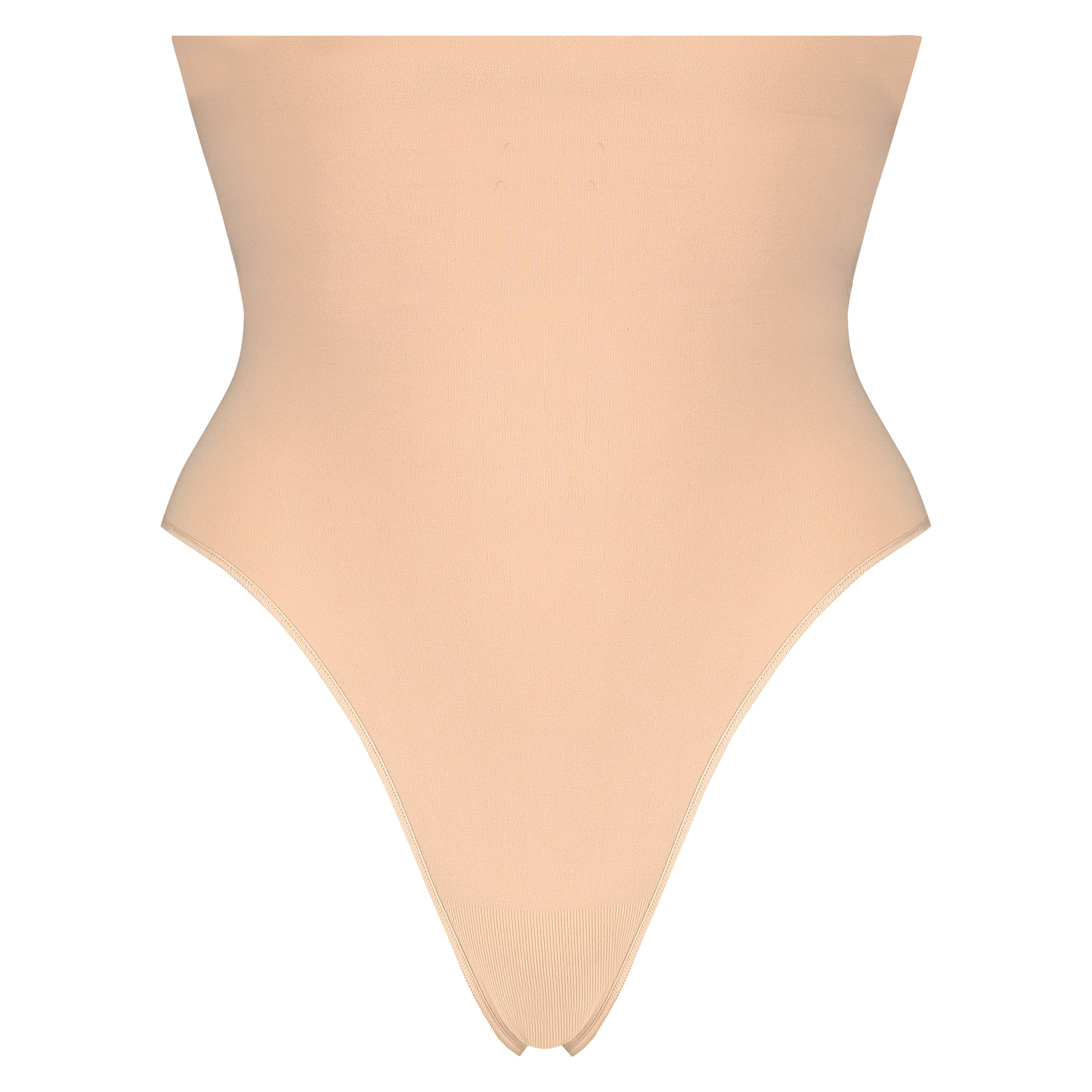 Firming high waisted thong - Level 2, Beżowy, main