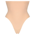 Firming high waisted thong - Level 2, Beżowy