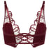 Biustonosz usztywniany z fiszbinami Longline Olivia, Czerwony