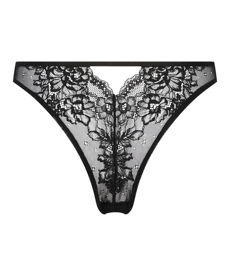 Wysoko wycięte brazyliany Clara, Czarny