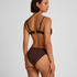 Figi Bikini Highleg Algarve, Brązowy