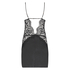 Silk Slip Dress, Czarny