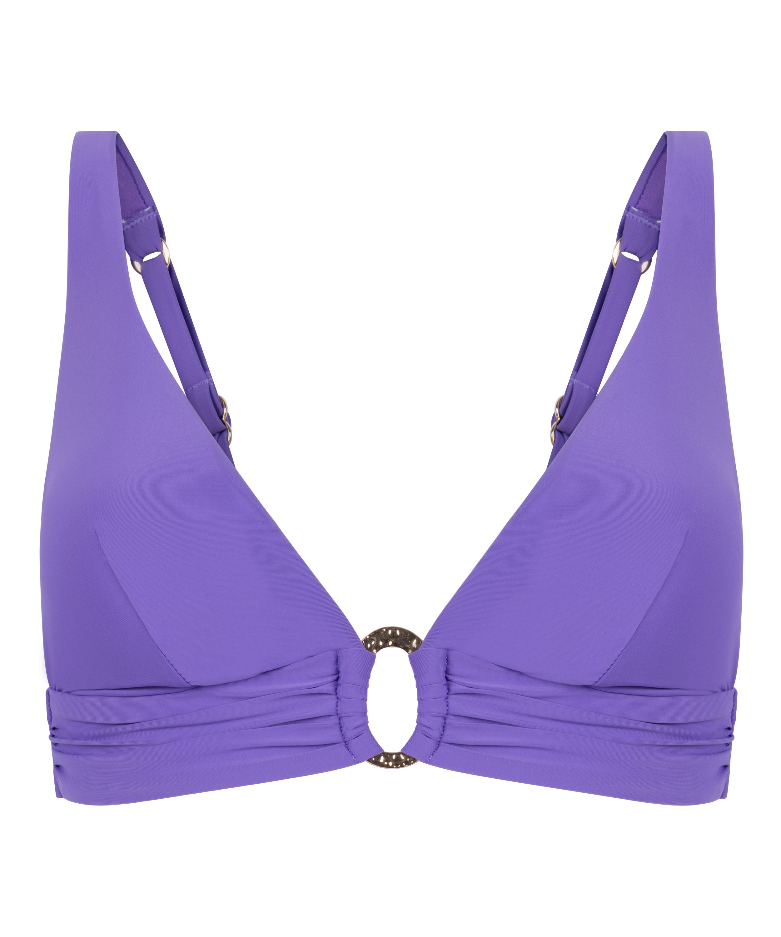 Triangle Bikini Top Luxe, Fioletowy, main