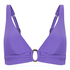 Triangle Bikini Top Luxe, Fioletowy