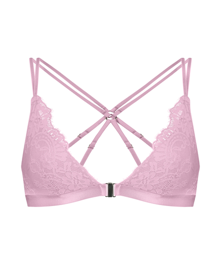 Biustonosz bralette Lidia, Różowy