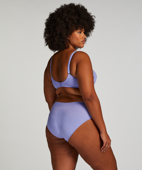 Biustonosz nieusztywniany z fiszbinami Diva, Fioletowy