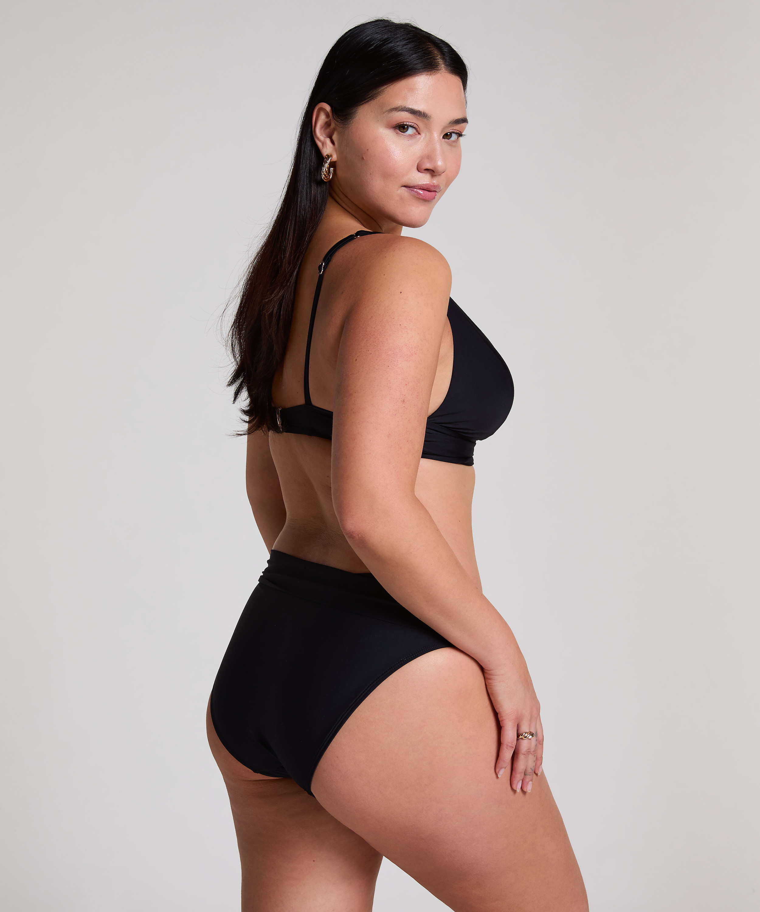 Tr&oacute;jkątna g&oacute;ra od bikini Luna, Czarny, main