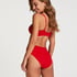 Nieusztywniany biustonosz minimizer z fiszbinami Nina, Czerwony