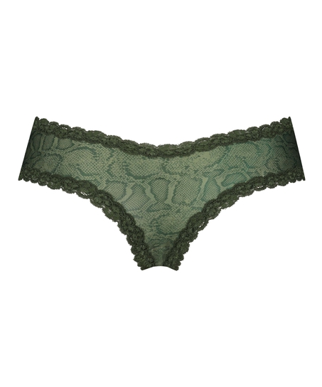 Brazyliany V-shape Mesh, Zielony