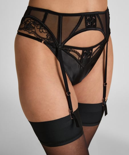 Pas do pończoch Catherine, Czarny