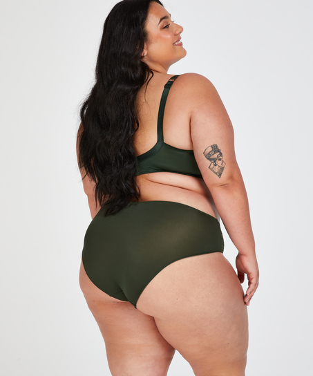 Biustonosz nieusztywniany z fiszbinami Sophie, Zielony