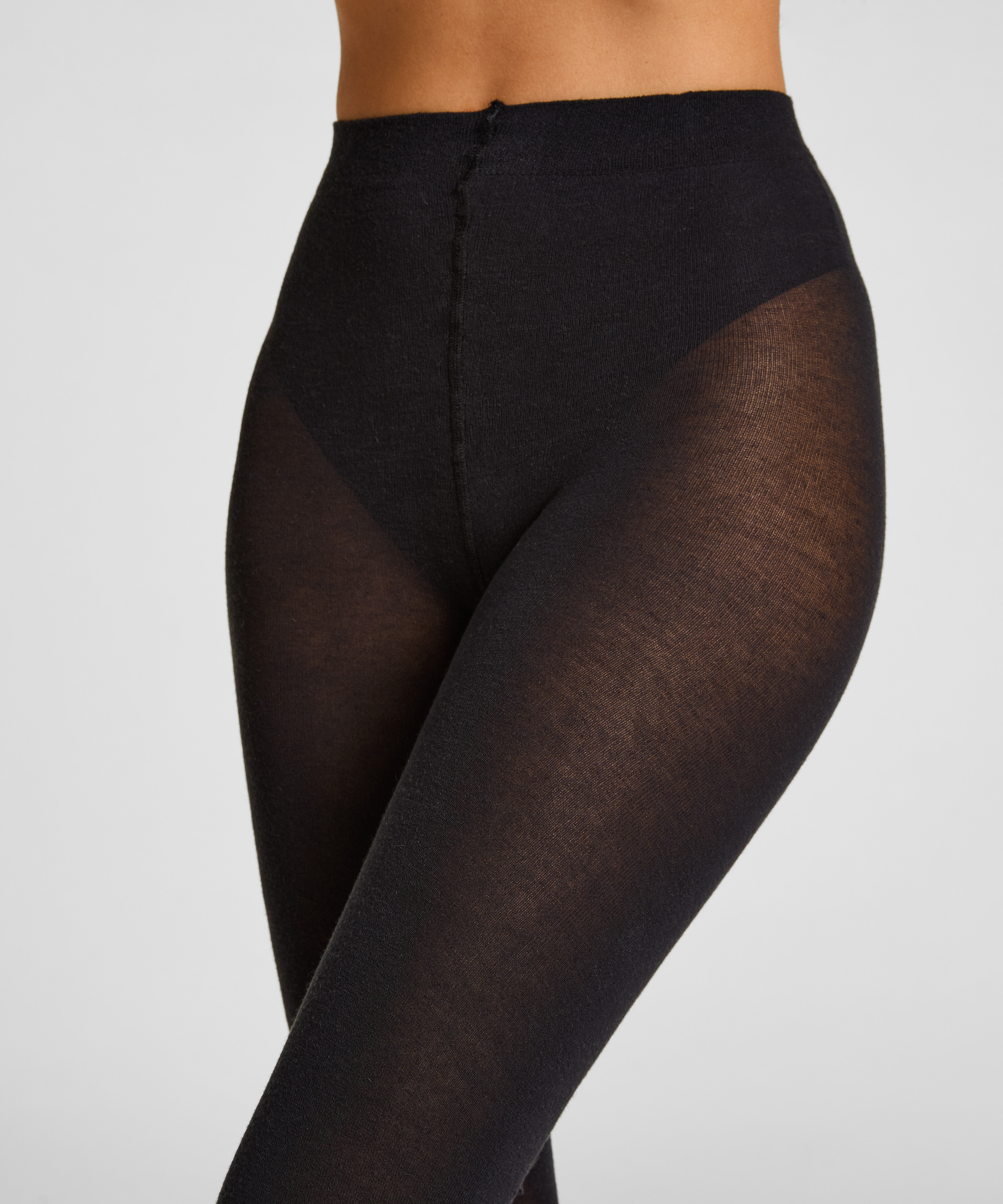 Tight Light Knit Cashmere Blend, Czarny, main
