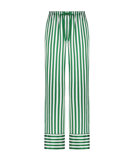 Spodnie z satyny, Zielony