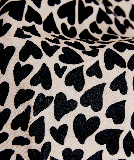 Bawełniana maska, Brązowy