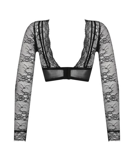 Biustonosz bralette Molly, Czarny