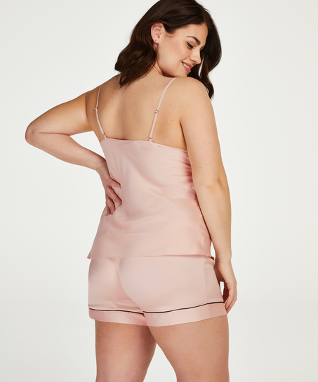 Satynowa kokarda, Różowy