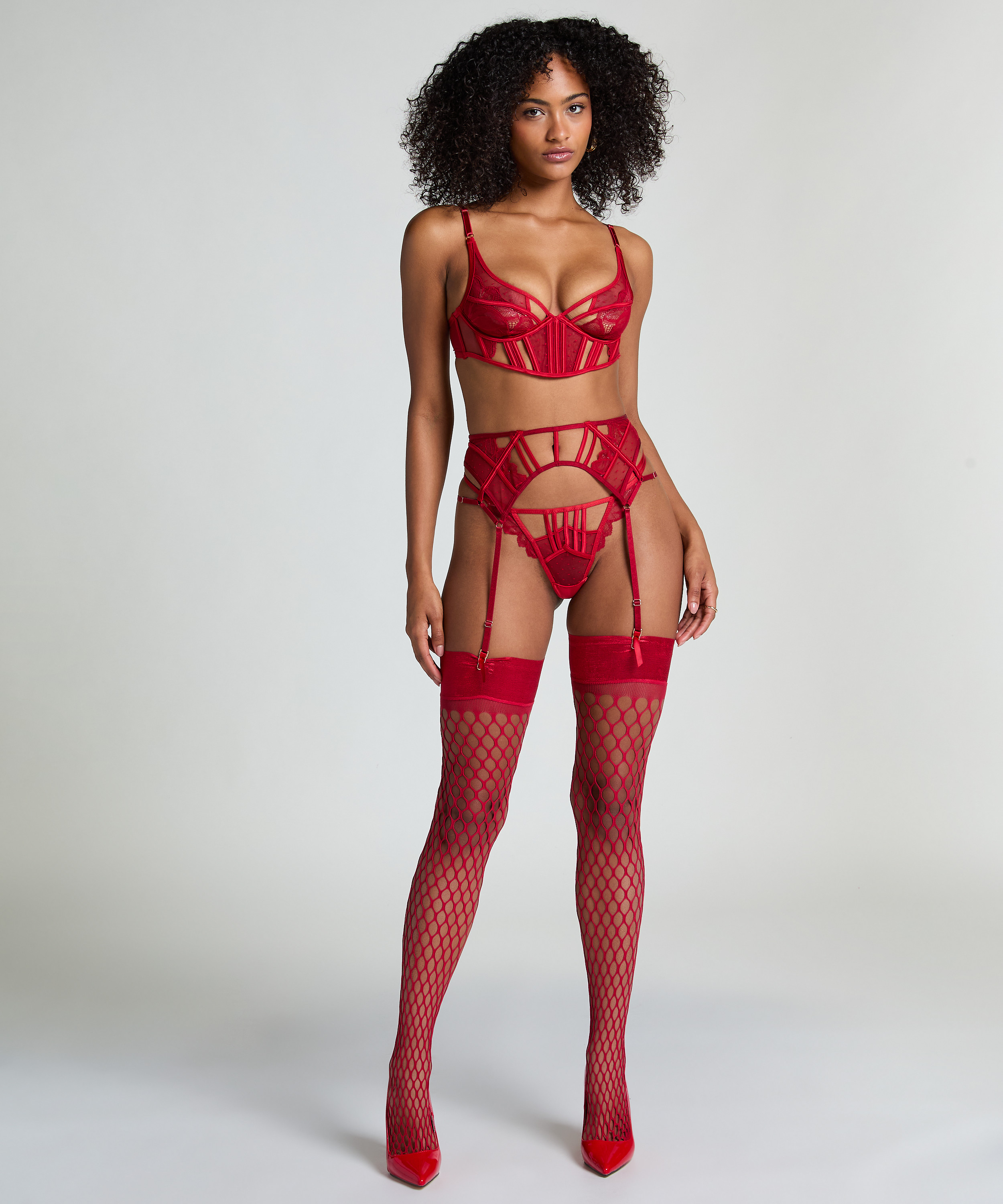 Pończochy, Czerwony, main