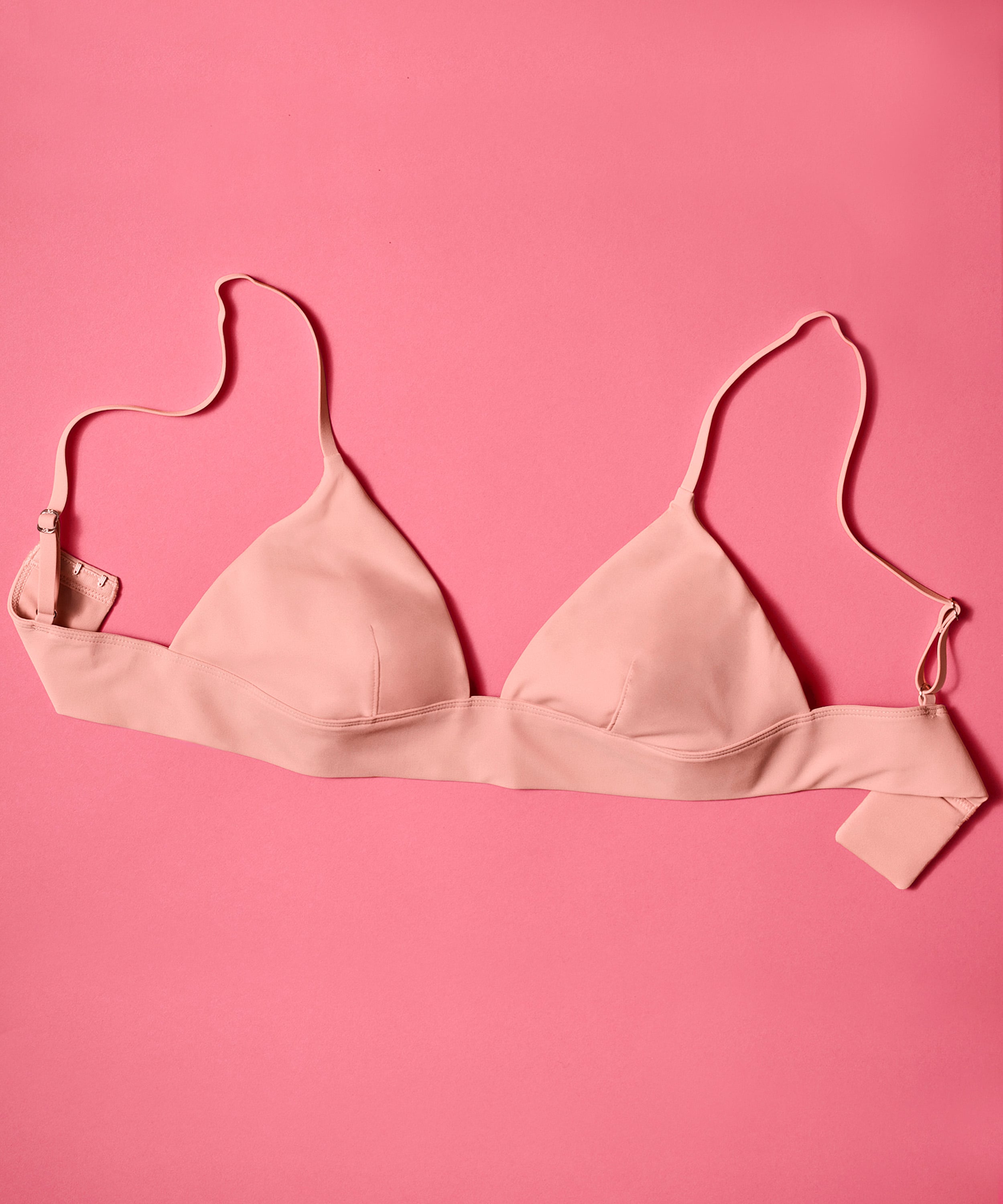 Tr&oacute;jkąt Bralette Smooth, R&oacute;żowy, main