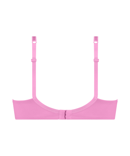Biustonosz nieusztywniany z fiszbinami Sophie, Różowy