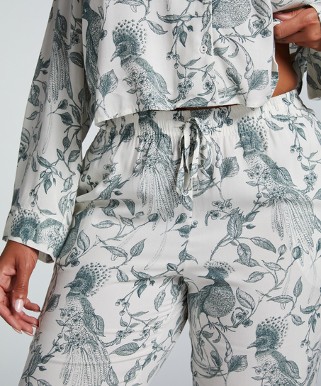 Petite Dżersejowe spodnie, Biały