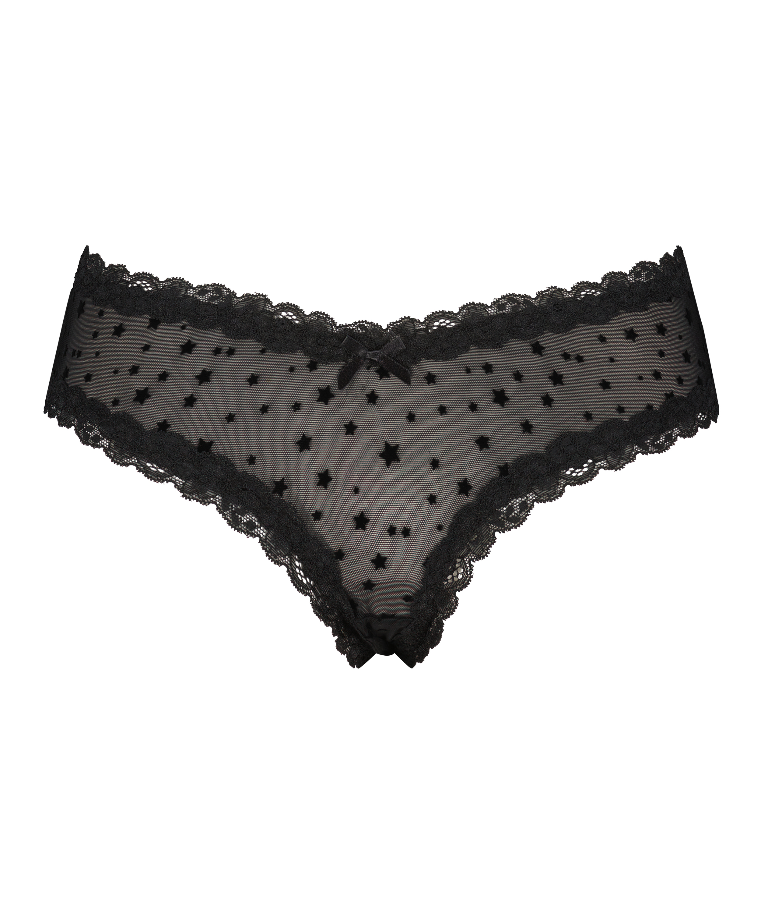 Brazyliany V-shape Mesh, Czarny, main