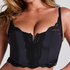 Biustonosz bralette Bronte, Czarny