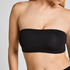 Bandeau Bralette Smooth, Czarny