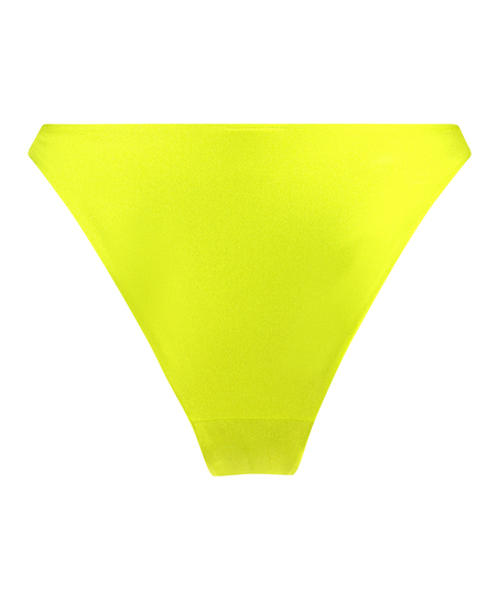 Majtki Bikini Wysoko Krojona Luxe, Zielony