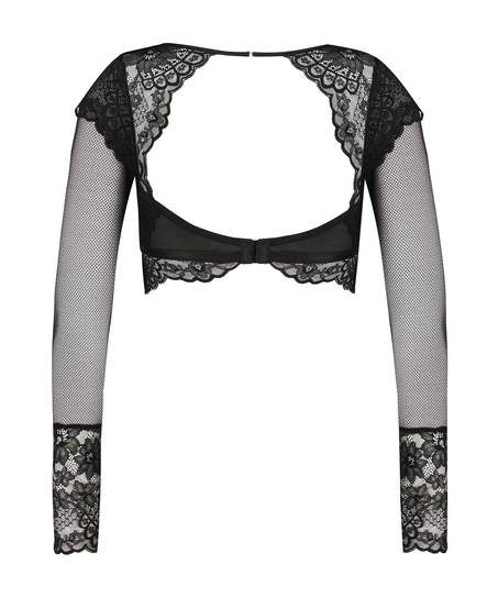 Biustonosz bralette Mariella, Czarny